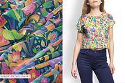 Funny Mushrooms Pattern | Floral, a Pattern Graphic by Velliniki (Thumbnail 8 of 10)