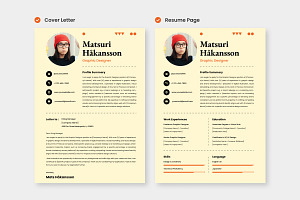 CV Resume Graphic Designer V3