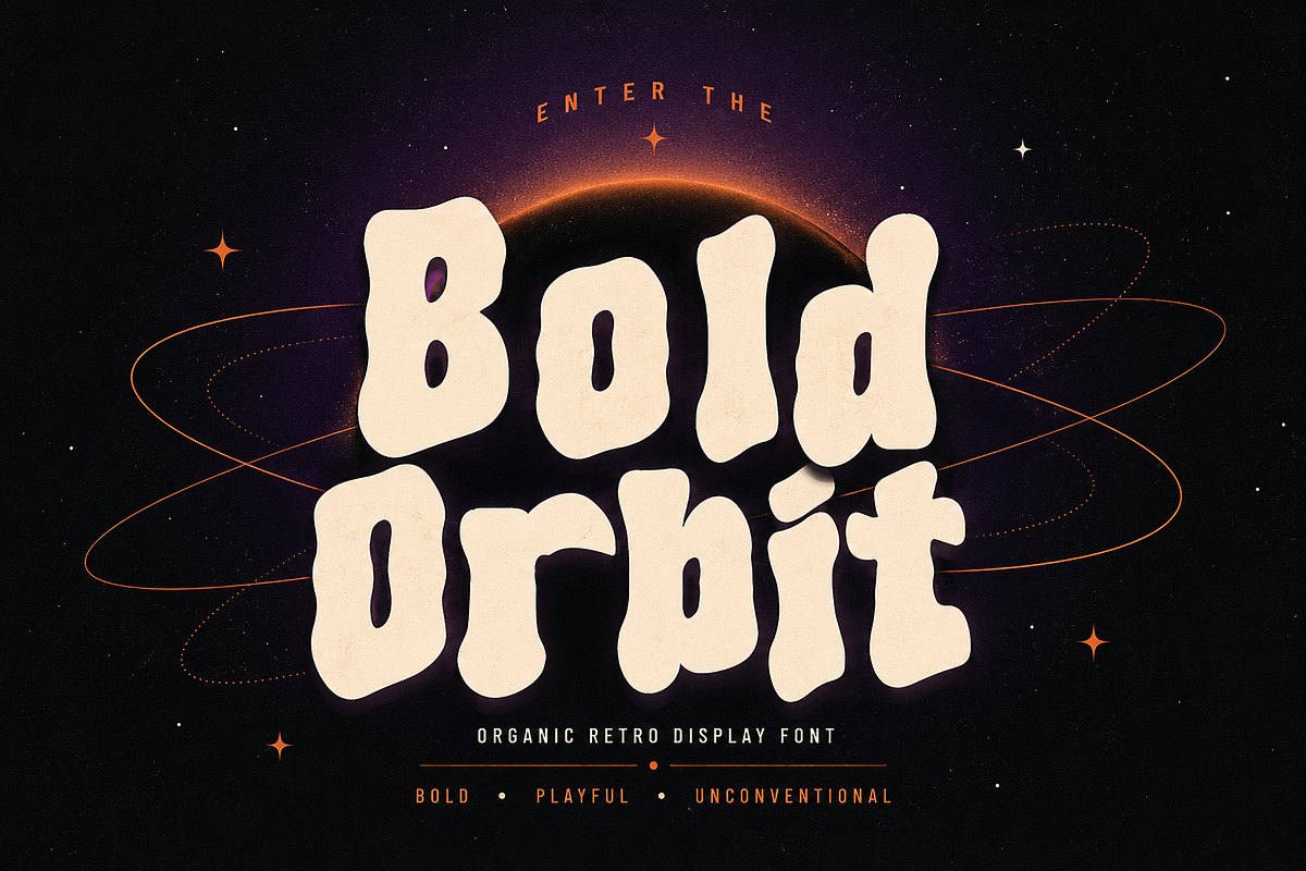 Organic Retro Display Font, a Slab Serif Font by Wow Magic (Photo 1 of 5)