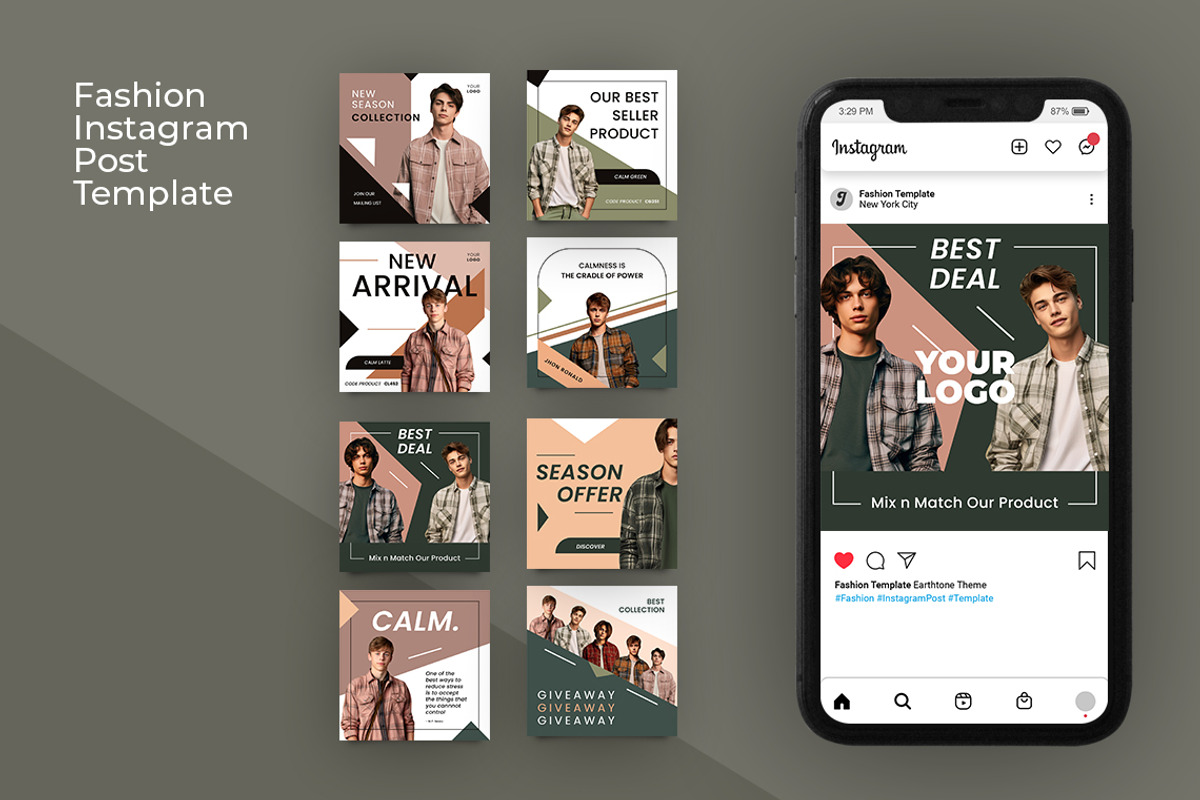 Fashion Instagram Post-Ai Psd Canva, a Social Media Template by Jiwstudio (Photo 2 of 4)