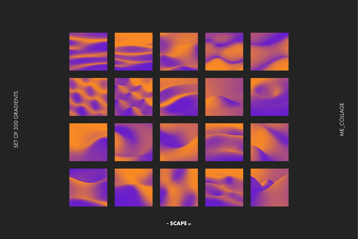 VIBRANT ABSTRACT GRADIENT TEXTURES, a Texture Graphic by ME_COLLAGE (Photo 24 of 26)