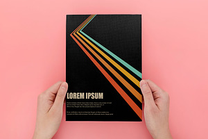 Retro Colorful Striped Posters