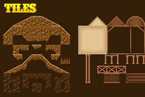 Wild West - Platformer Tileset