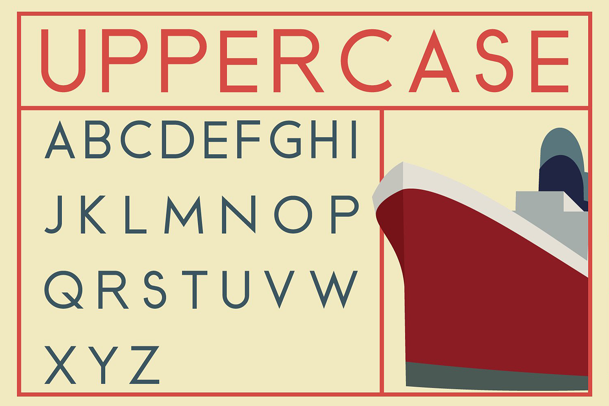 Atlantic Neue - Geometric Sans font, a Sans Serif Font by Amber Nest Design (Photo 4 of 6)