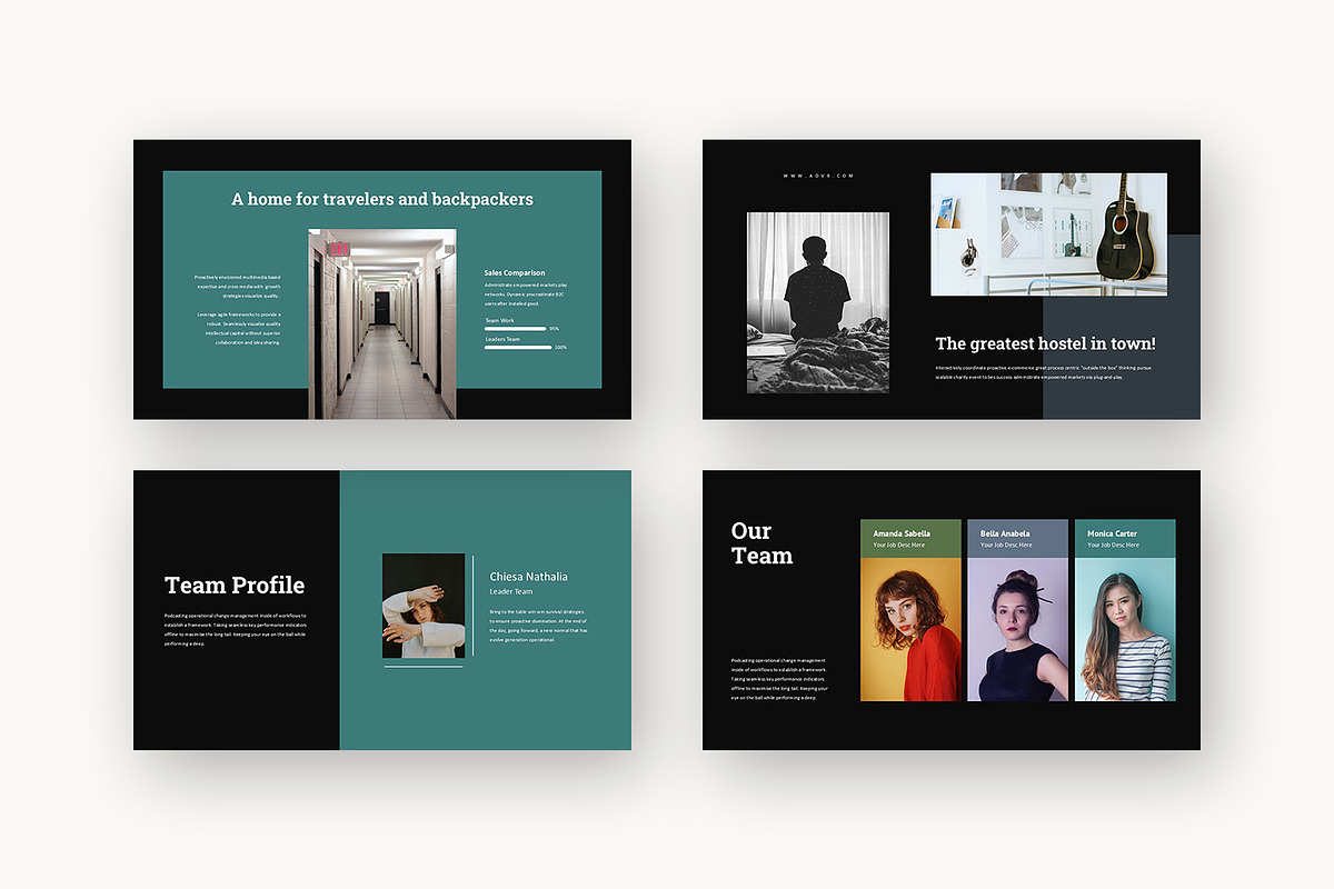 Advr : Hostel Deck Google Slides, a Presentation Template by Punkl Camp (Photo 12 of 16)