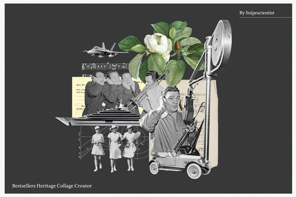Bestsellers Heritage Collage Creator, an Object Graphic by SNIPESCIENTIST (Photo 44 of 64)