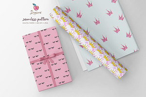 Pink Girly Digital Papers, Cute 119