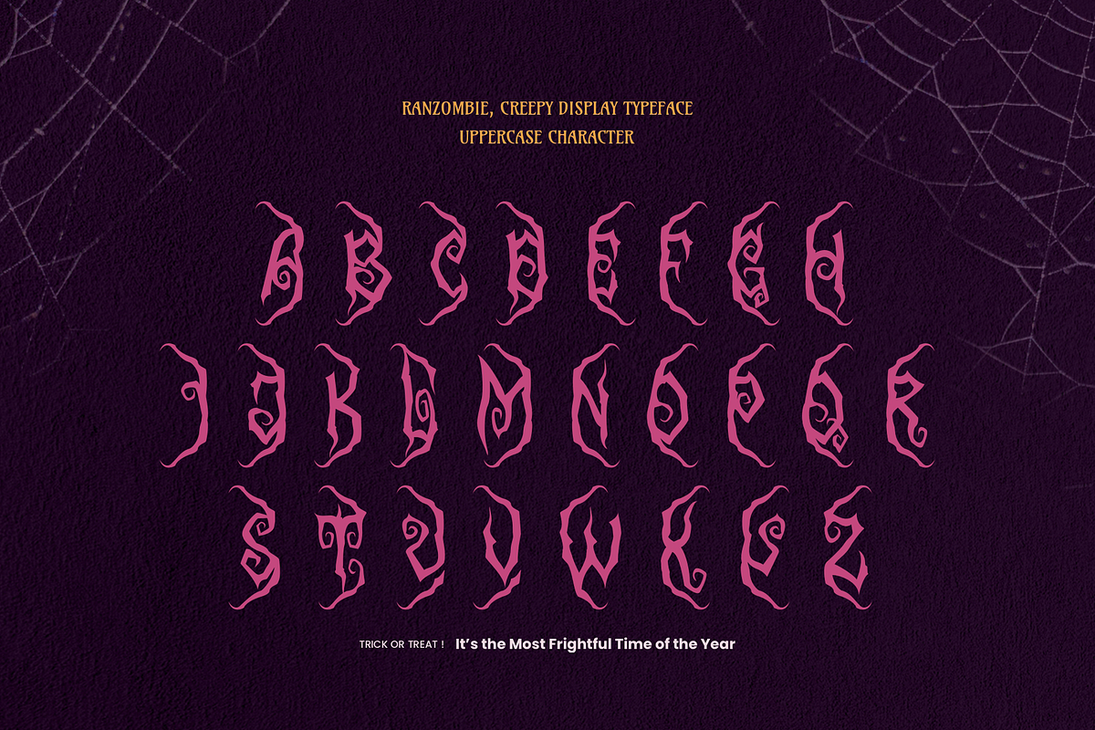 Ranzombie, a Font by ilhamtaro (Photo 9 of 11)
