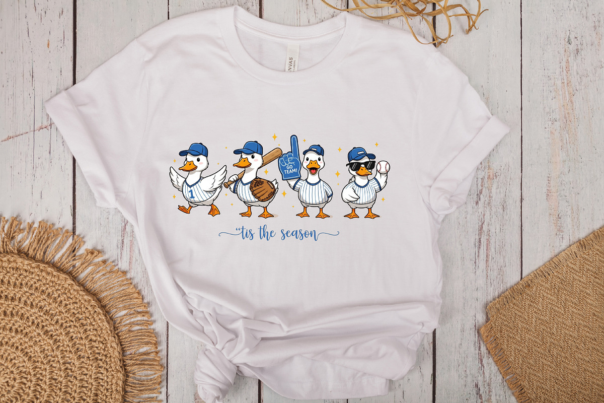 Funny Baseball Goose Game Day Png, an Illustration by CraftArtStudio (Photo 2 of 4)