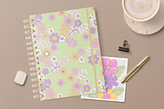 Pretty Floral Patterns & Clipart, a Pattern Graphic by Inna Moreva (Thumbnail 11 of 12)