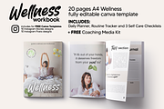 Wellness Coaching Workbook for Canva, a Print Template by DeLaGranSiete (Thumbnail 2 of 10)
