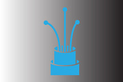 Cable icon template, a Solid Icon by Sumberpangan (Thumbnail 3 of 3)