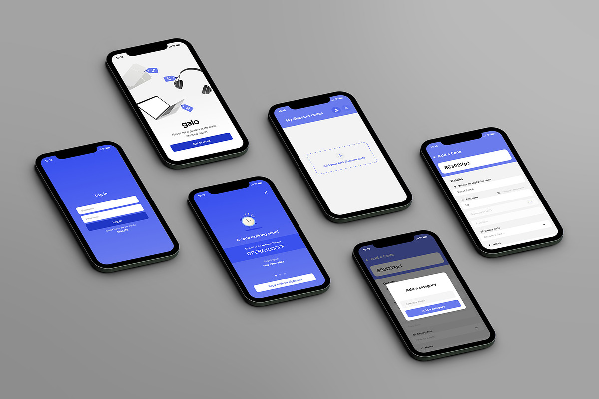 Isometric Phone Mockups, an iPhone Mockup by velvetmade.designs (Photo 12 of 17)