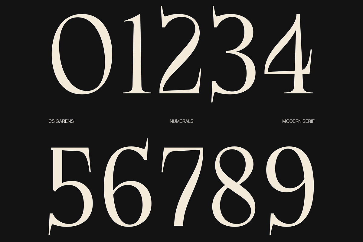 CS Garens – Modern Serif Font, a Serif Font by Craft Supply Co. (Photo 4 of 8)