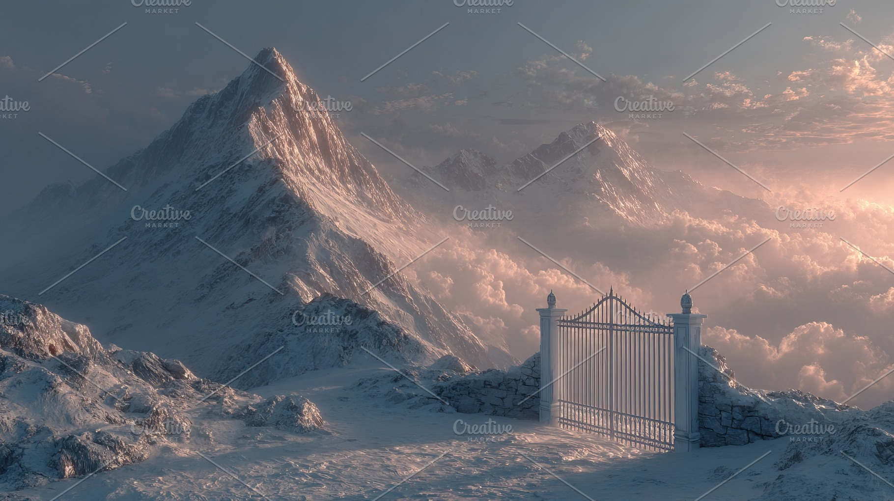 Snowy Mountain Gates, a Nature Photo by Ales Munt