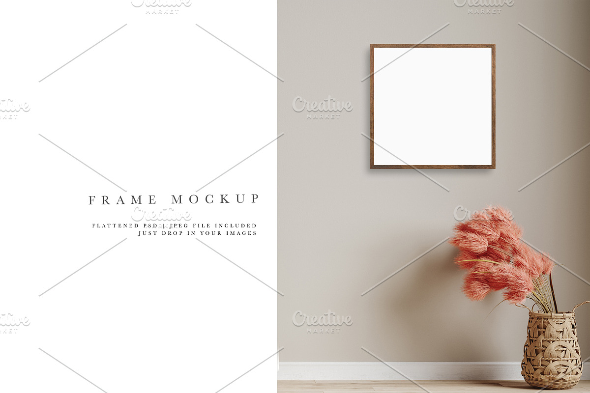 Frame Mockup #2640, Brown Portrait, a Print Template by Kzara Visual Concepts (Photo 1 of 3)