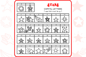 Star Doodles - Dingbats Font