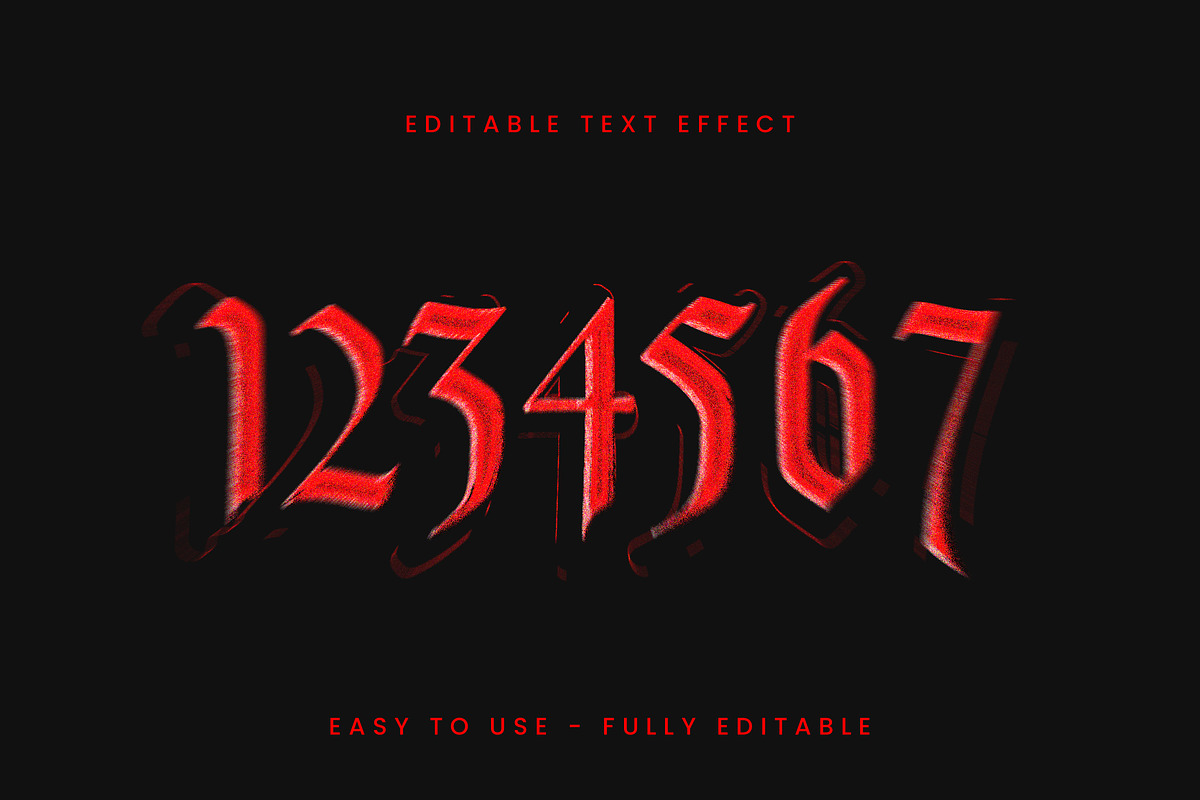 Classic Gothic Text Effect preview 2