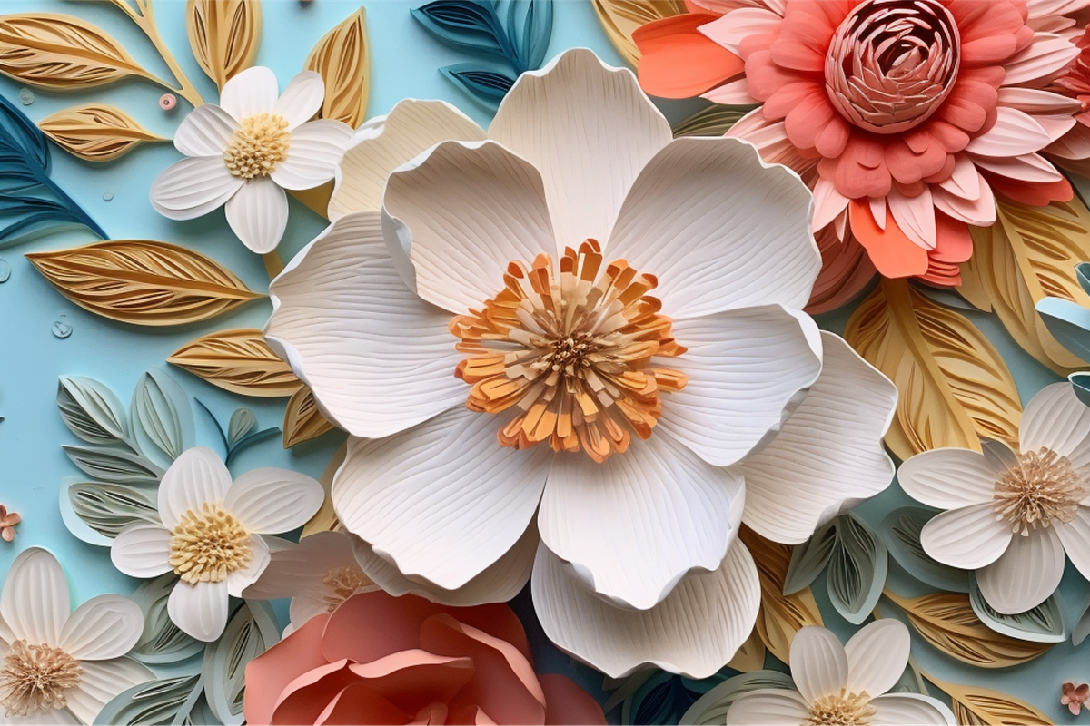 Stunning 3D Flower Backgrounds, a Graphic by Whiskey Bee Boutique (Photo 4 of 11)
