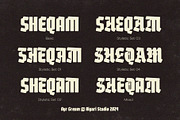 Gream Font Family, a Blackletter Font by Aiyari (Thumbnail 5 of 10)