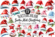 Santa Hat Christmas Sublimation, an Illustration by Designking (Thumbnail 1 of 5)