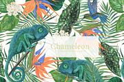 Chameleon - watercolor collection, a Pattern Graphic by ramika (Thumbnail 1 of 6)