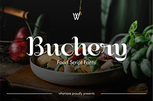 Buchery | Script Fonts | Food Fonts