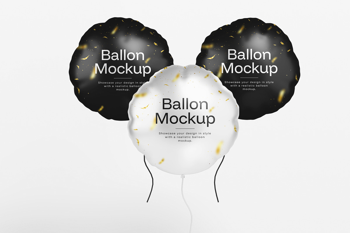 Floating Helium Balloon Mockup, a Product Mockup by SLAB! Design (Photo 7 of 7)