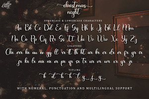 Christmas Night - Handwritten Font