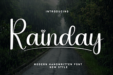 Rainday | Script Font