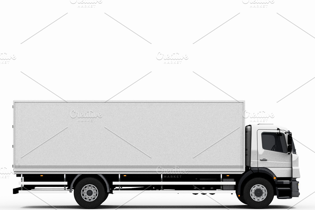 Commercial Truck Mercedes, a Cars & Vehicle 3D Model by Mechanik (Photo 7 of 17)