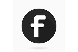 Letter F Vector Icon With Flat, a Texture Graphic by FineArtStudio