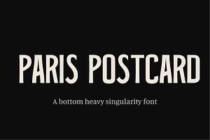 Paris Postcard Font