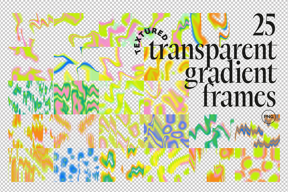 90s Citrus Brunch Gradients, a Texture Graphic by angelainthefields (Photo 5 of 7)