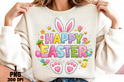 Rhinestone Happy Easter PNG, an Illustration by Daily.Designs (Thumbnail 3 of 5)
