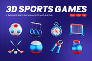Sports Games Icons, an Emoji Icon by Vectors Market (Thumbnail 1 of 8)
