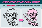 Kyle's Actions for Photoshop Artists, an Action Add-On by Kyle's Digital Art Tools (Thumbnail 3 of 10)