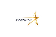 Abstract Star Gold Logo Concept, a Branding & Logo Template by Signatoro (Thumbnail 2 of 3)