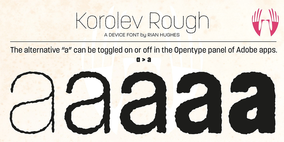 Korolev Rough, a Sans Serif Font by Device (Photo 3 of 8)