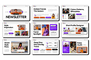 Pulse Newsletter Google Slides, a Presentation Template by Loin Studio (Thumbnail 3 of 4)
