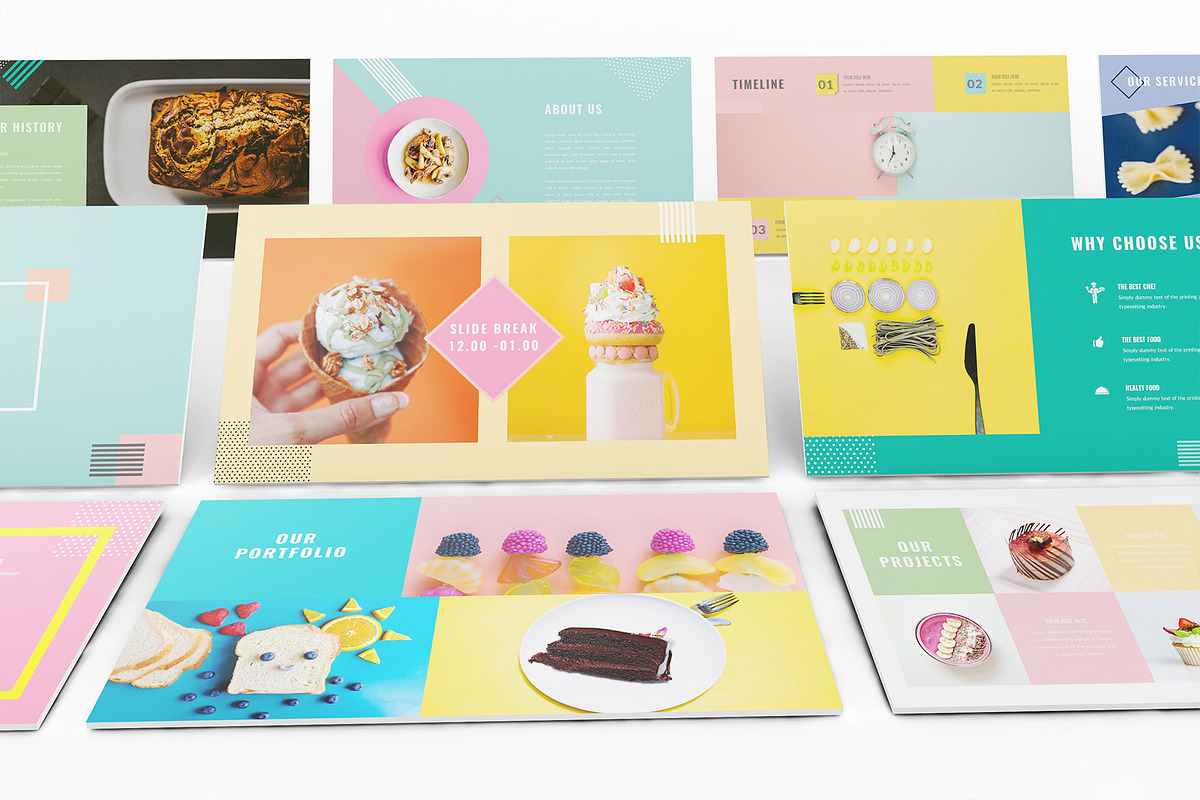 Boga Kitchen Google Slides Template, a Presentation Template by Incools Stokie (Photo 7 of 9)