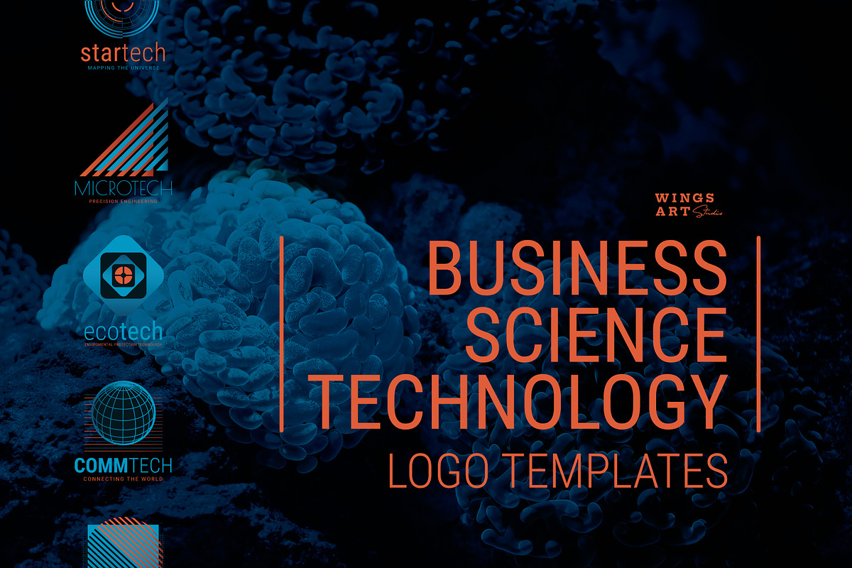 Business and Technology Logos, a Branding & Logo Template by Wingsart Studio (Photo 1 of 6)