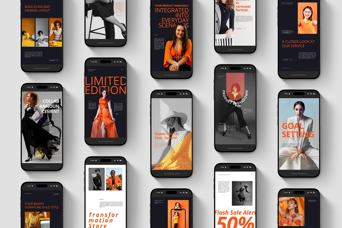 50 Animated Instagram Stories Canva, a Social Media Template by TheBrightGrap (Photo 8 of 10)