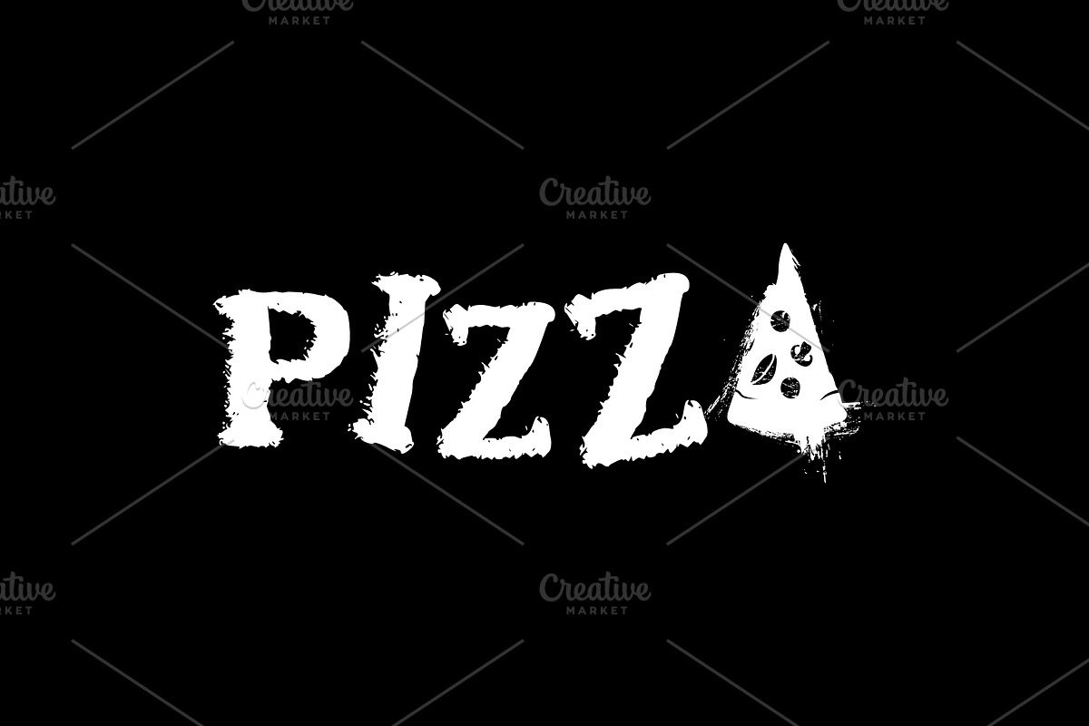 Pizza logo design, a Branding & Logo Template by Atlantis X Nurman Arbai (Photo 2 of 2)