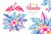 Tropical Paradise. Watercolor, an Animal Illustration by Ekaterina Mikheeva (Thumbnail 1 of 6)