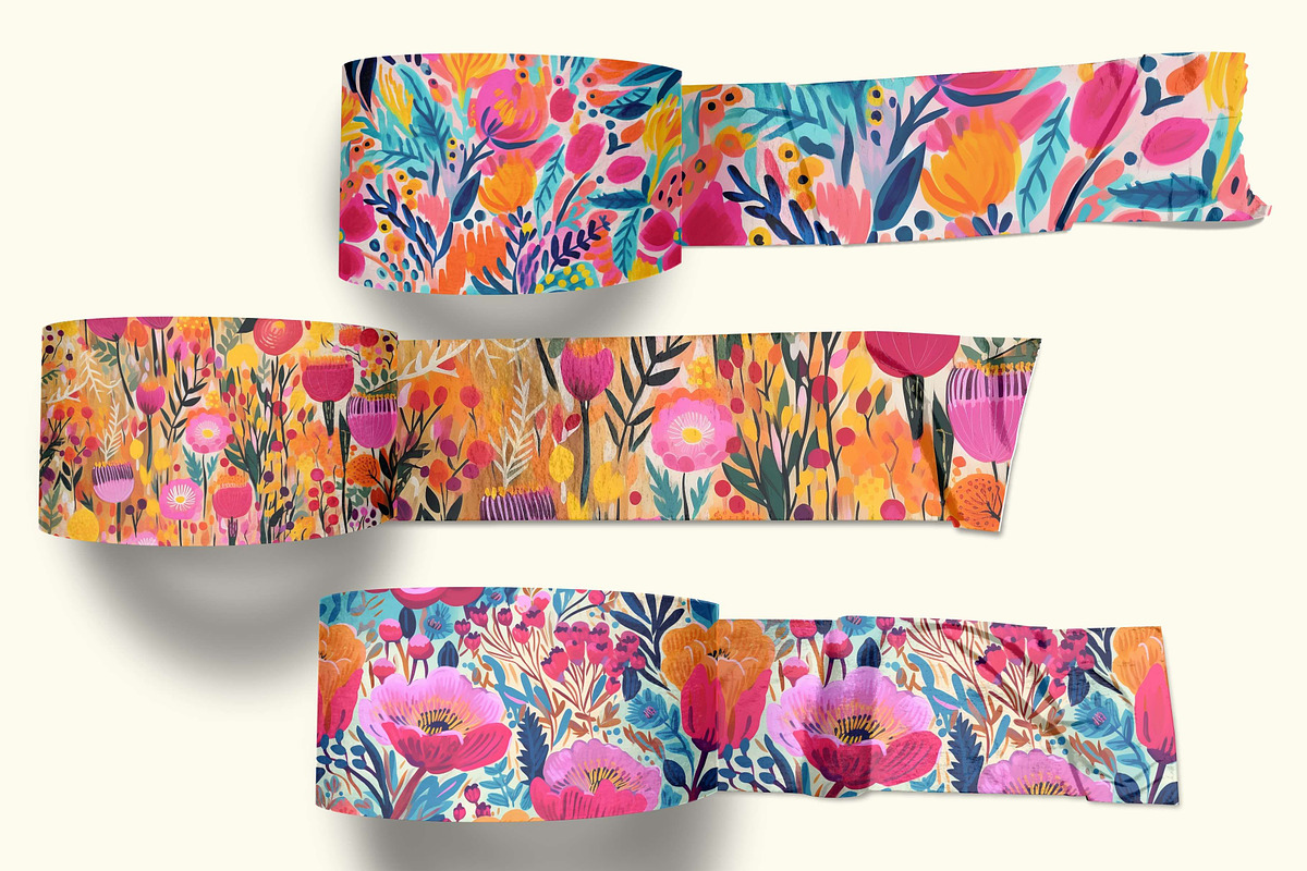 Maximalist Garden, a Pattern Graphic by Pattern Whimsy