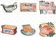 Hand Drawn Thanksgiving Clipart PNG, an Illustration by Black Bird Studio (Thumbnail 6 of 6)