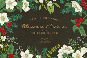 Christmas patterns, an Illustration by Lisla