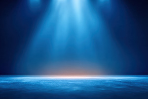 Dramatic blue stage lighting, a Background Photo by AlyaAnd