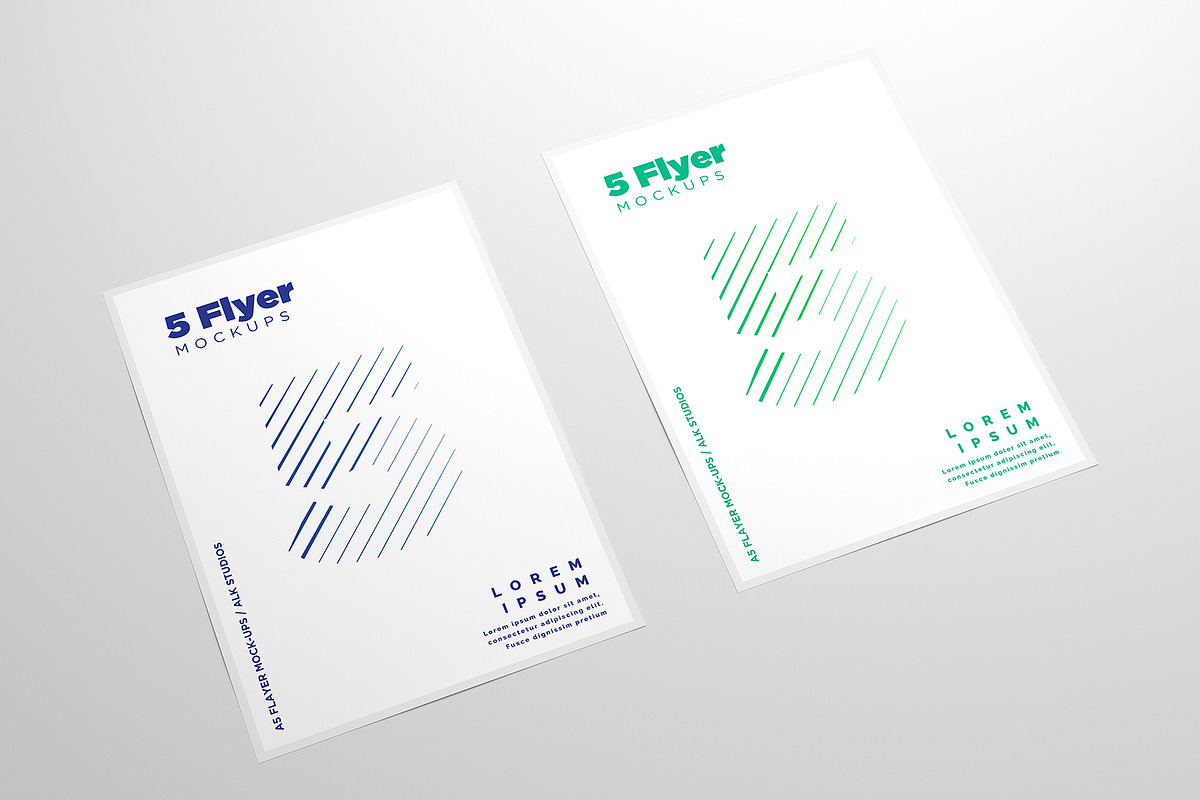 A5 Flyer Mock-Ups, a Print Template by AlkStudio (Photo 10 of 13)